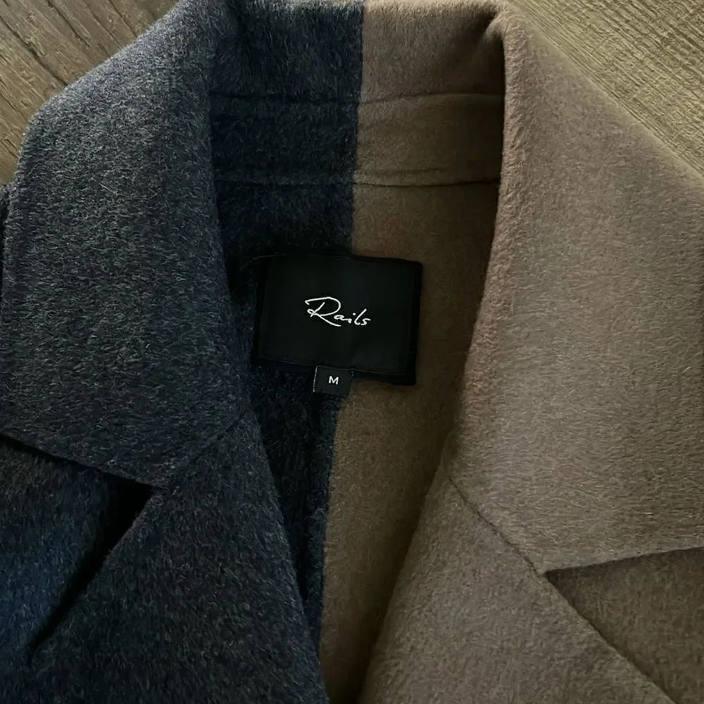 Rails Colorblock Bristol Long Over Coat - Picture 8 of 10